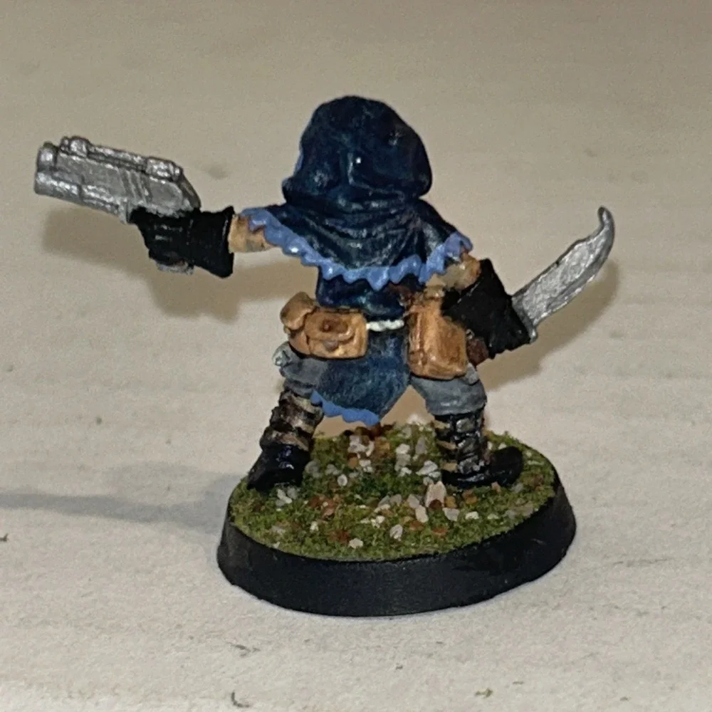 Ral Partha Warhammer Metal Painted‎ Miniature Cawdor Leader Soldier With Gun